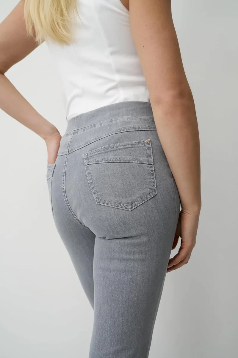Anna Montana Stoffhose silber
