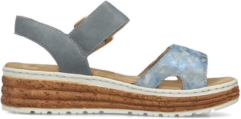 Rieker Sandale Blau