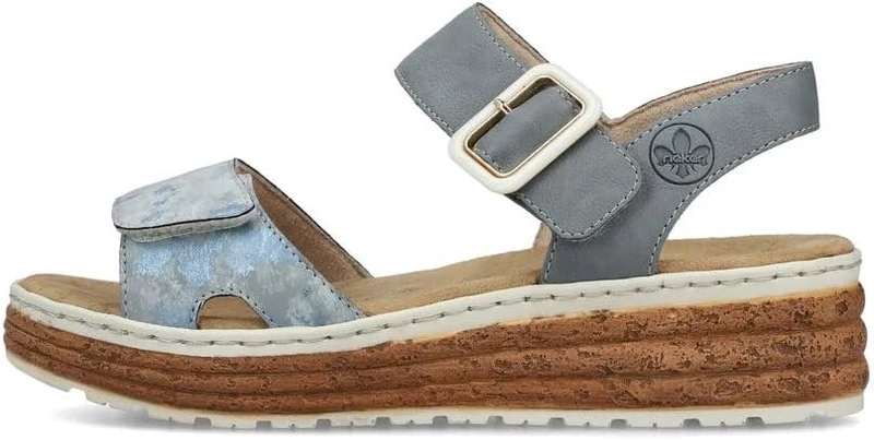 Rieker Sandale Blau