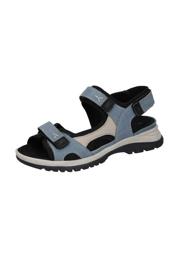Waldläufer Riemchen Sandalen blau