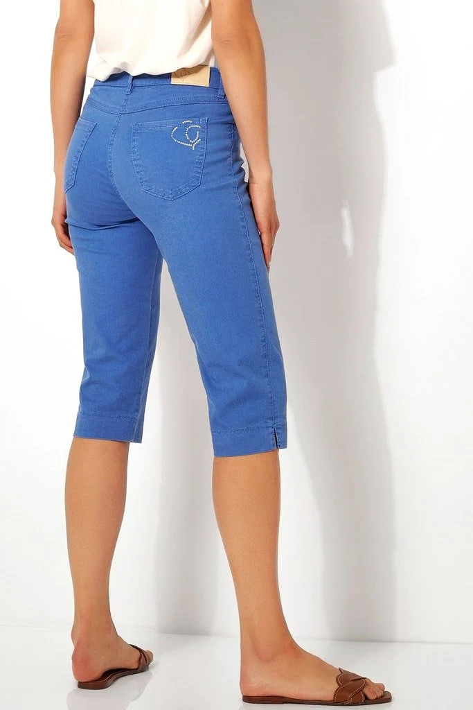 Toni Stoffhose Blau