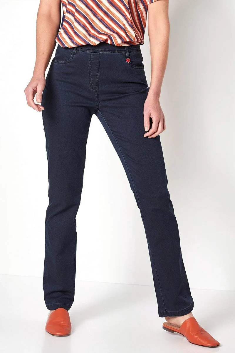 Toni Stoffhose blau