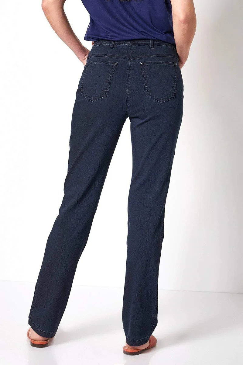 Toni Stoffhose blau