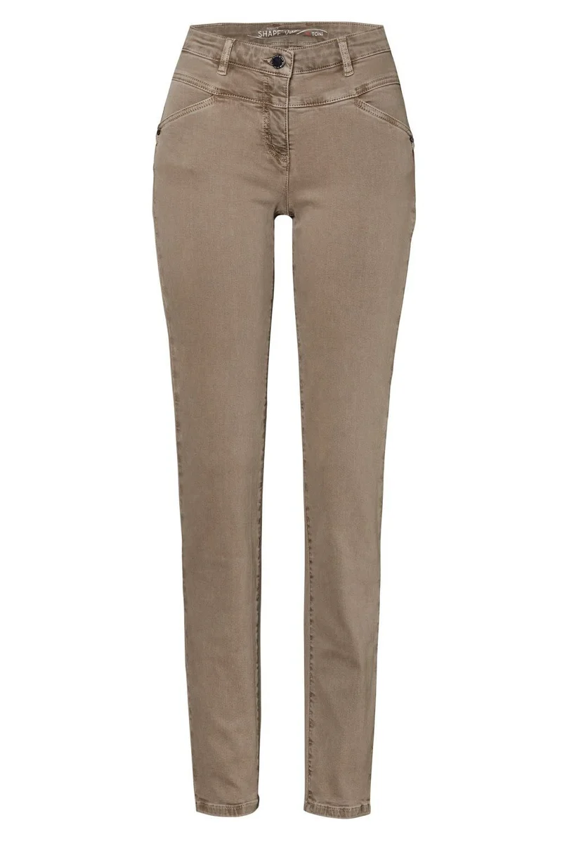 Toni Slim Fit Jeans taupe