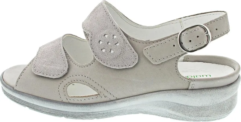Waldläufer Komfort Sandalen kristallweiß