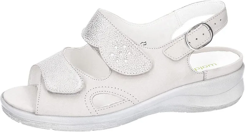 Waldläufer Komfort Sandalen kristallweiß
