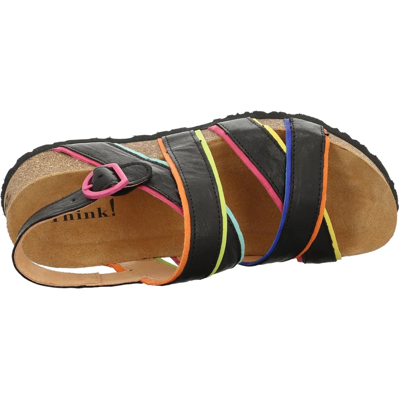 Think Komfort Sandalen schwarz