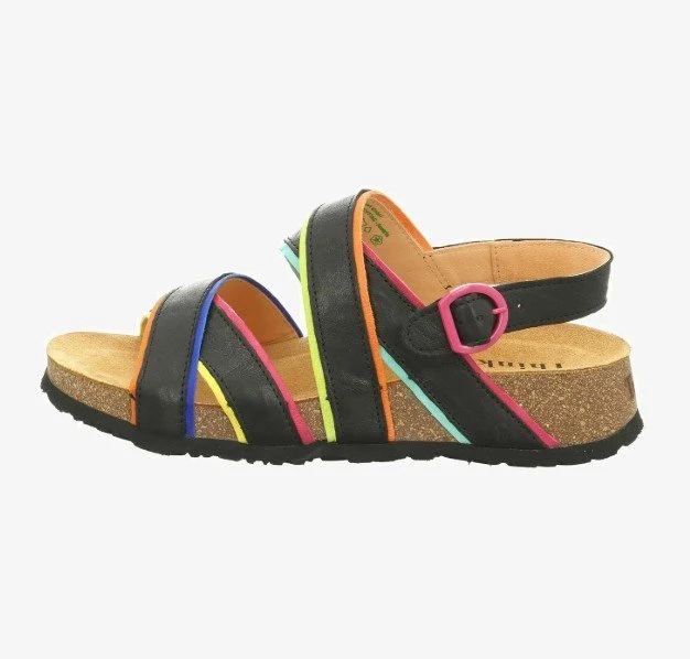 Think Komfort Sandalen schwarz