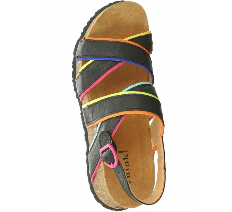 Think Komfort Sandalen schwarz