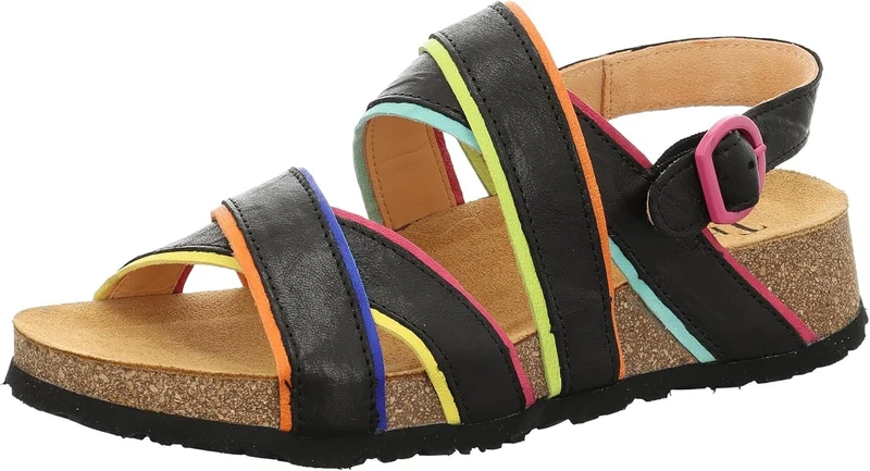 Think Komfort Sandalen schwarz
