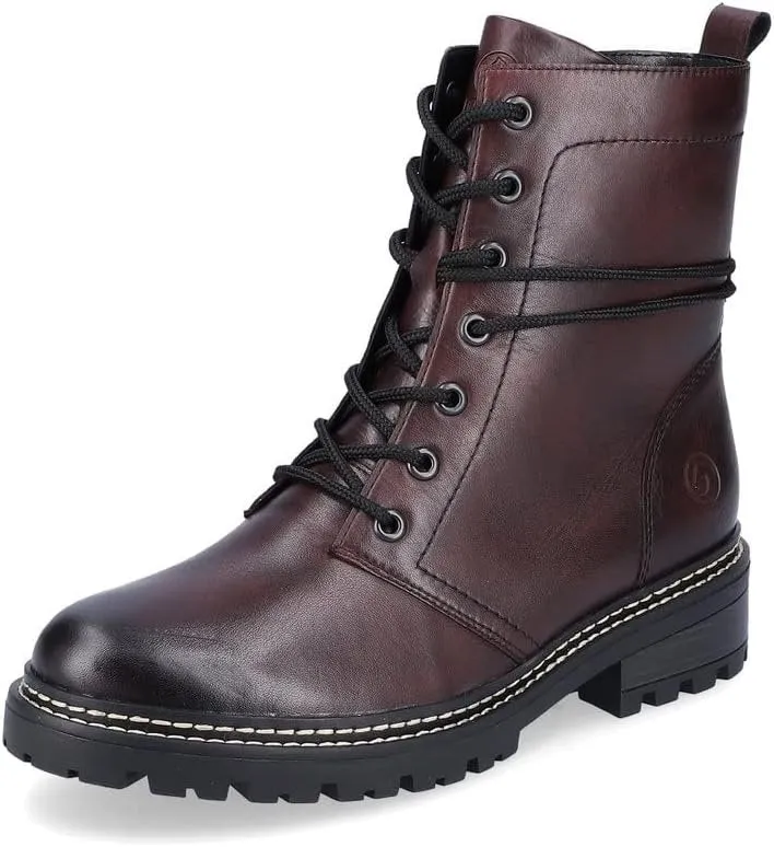 Remonte Schnür-Stiefeletten burgundy