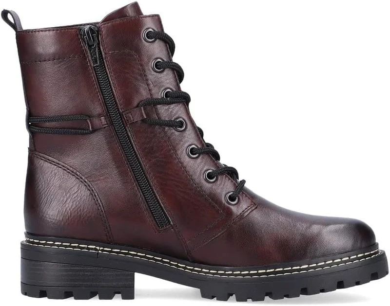Remonte Schnür-Stiefeletten burgundy