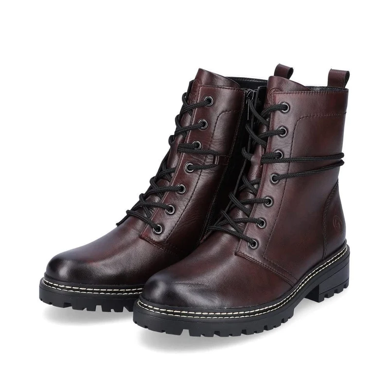 Remonte Schnür-Stiefeletten burgundy