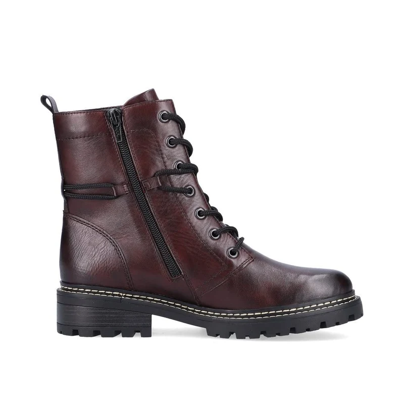 Remonte Schnür-Stiefeletten burgundy