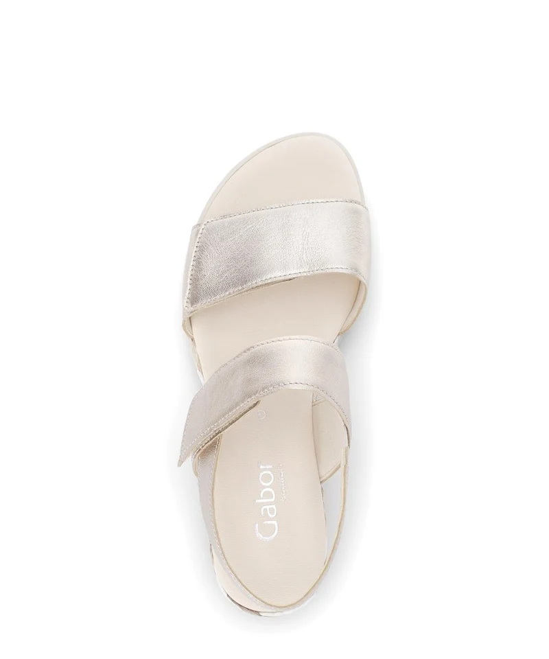 Gabor Riemchen Sandalen beige