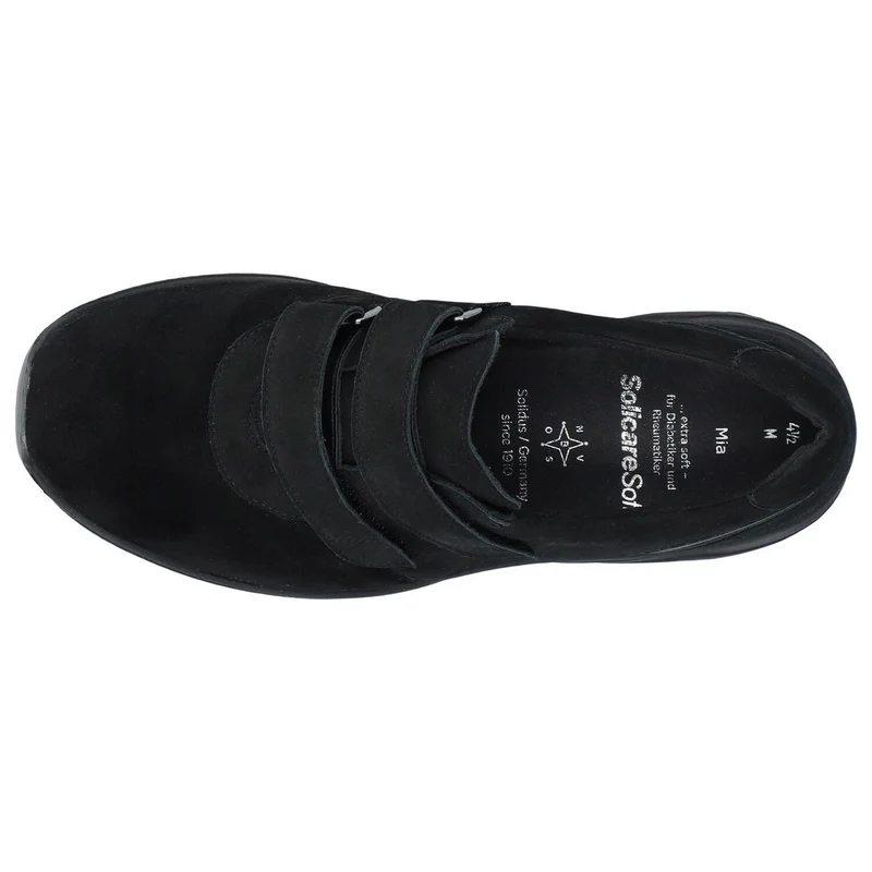Solidus Komfort Slipper schwarz