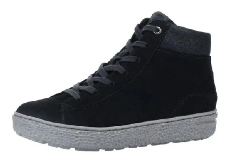 Hartjes Schnür-Stiefeletten schwarz