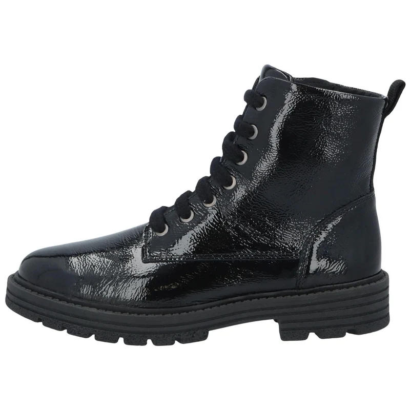 Solidus Schnür-Stiefeletten schwarz