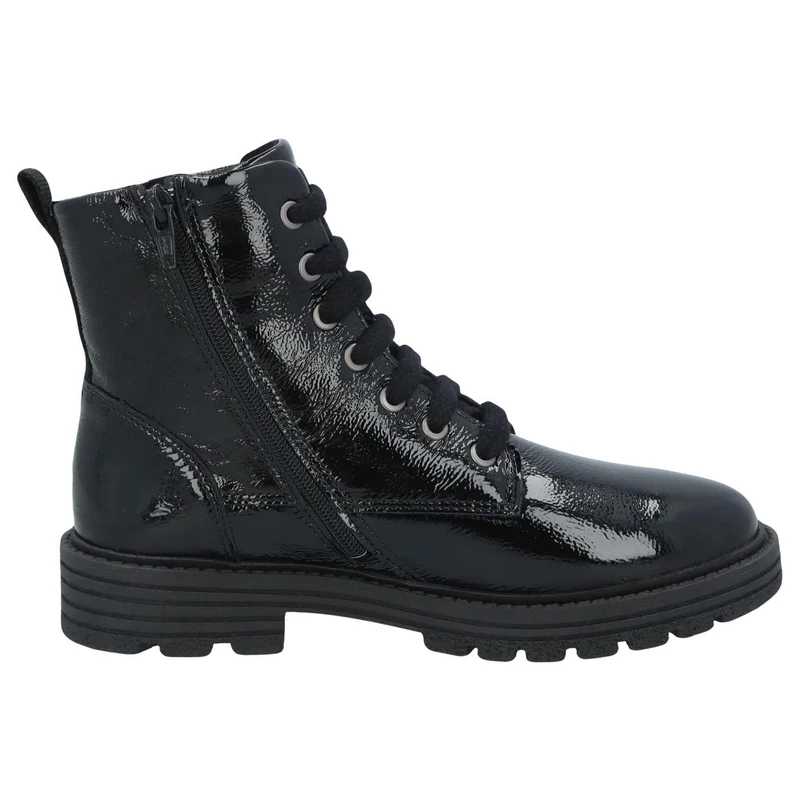 Solidus Schnür-Stiefeletten schwarz