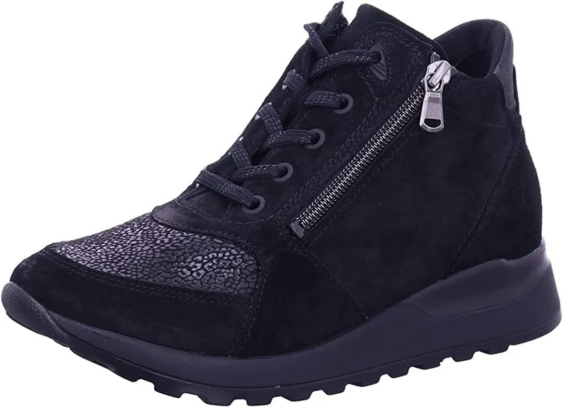 Waldläufer Halbschuhe schwarz
