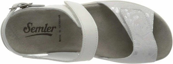 Semler Komfort Sandalen weiß