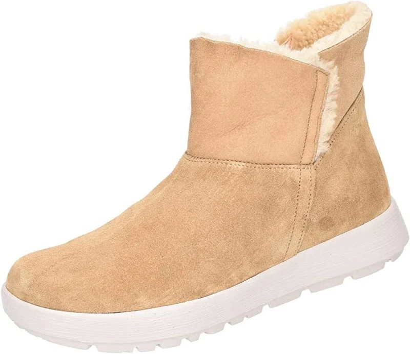Think Stiefeletten beige