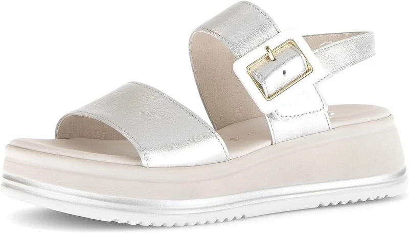 Gabor Riemchen Sandalen weiß