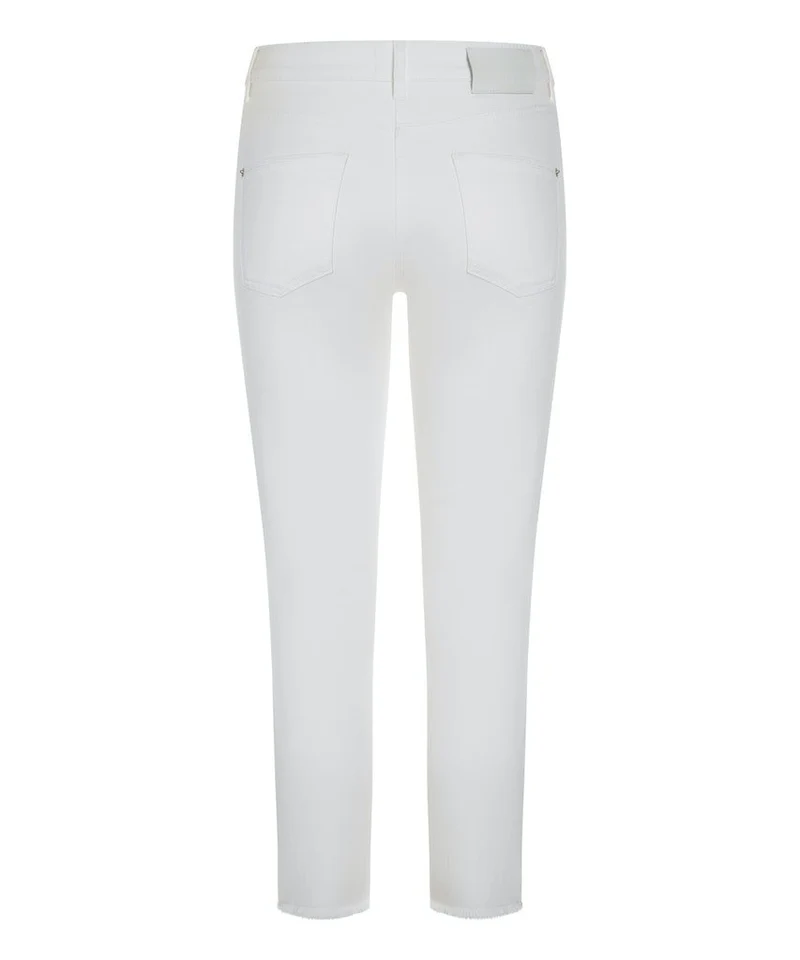 Cambio Piper short Damen Jeans Weiß