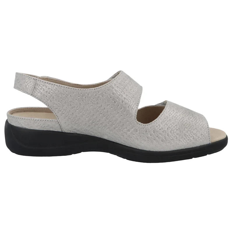 Solidus Komfort Sandalen silber