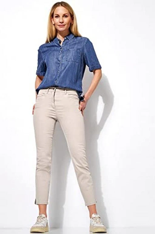 Toni Slim Fit Jeans beige