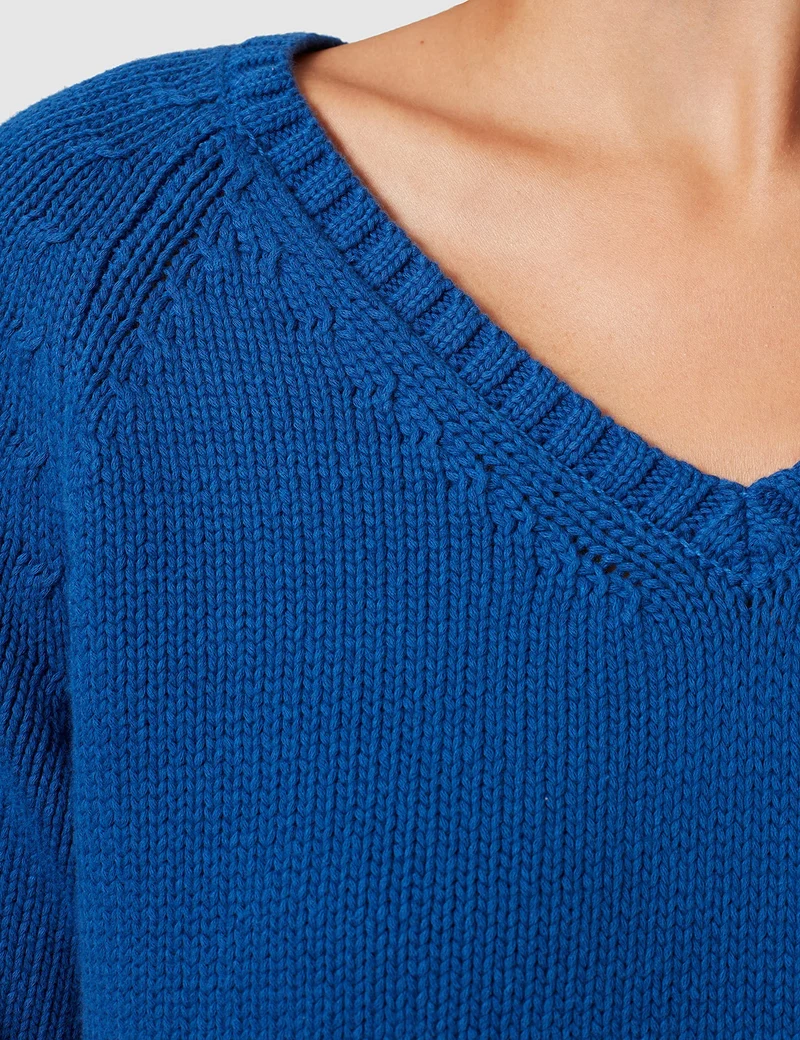 Camel Active Strickpullover blau