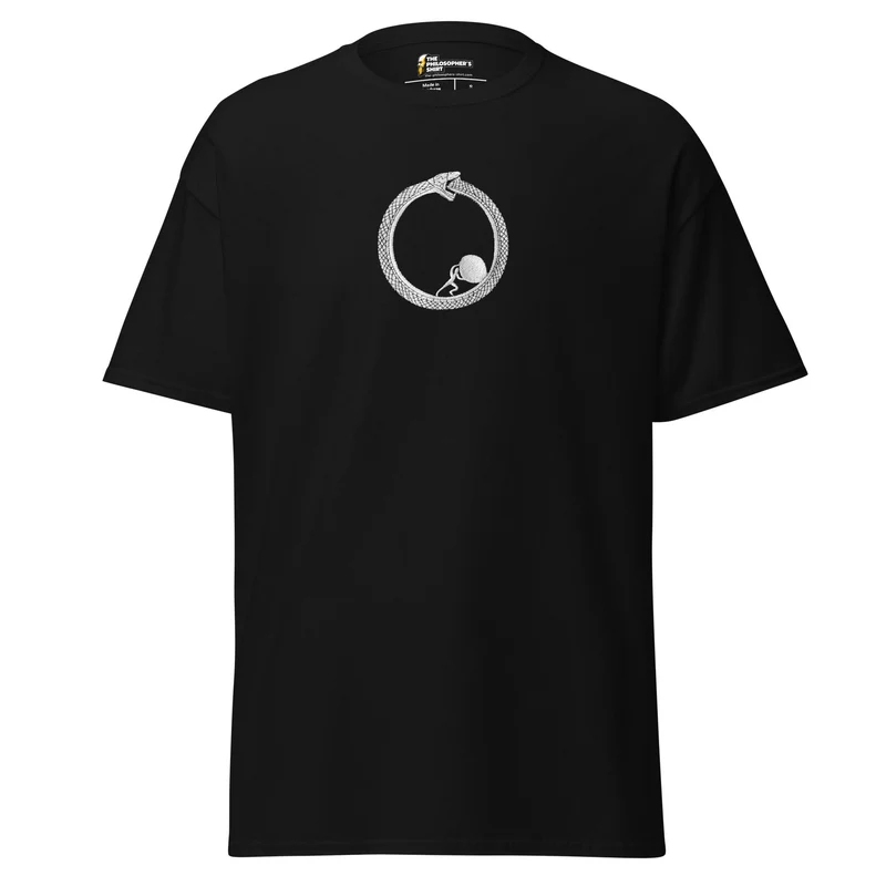 Sisyphus in Ourorboros - Embroidered - Unisex Classic T-Shirt