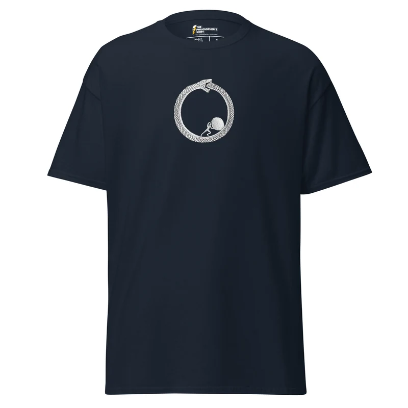 Sisyphus in Ourorboros - Embroidered - Unisex Classic T-Shirt