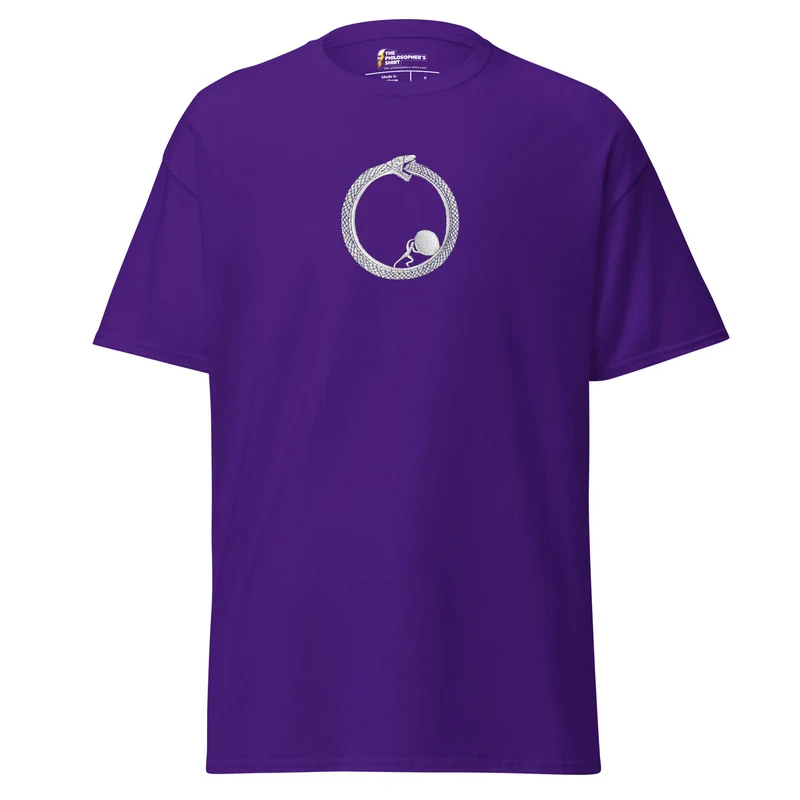 Sisyphus in Ourorboros - Embroidered - Unisex Classic T-Shirt