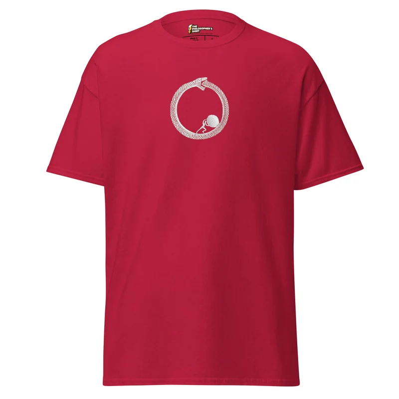 Sisyphus in Ourorboros - Embroidered - Unisex Classic T-Shirt