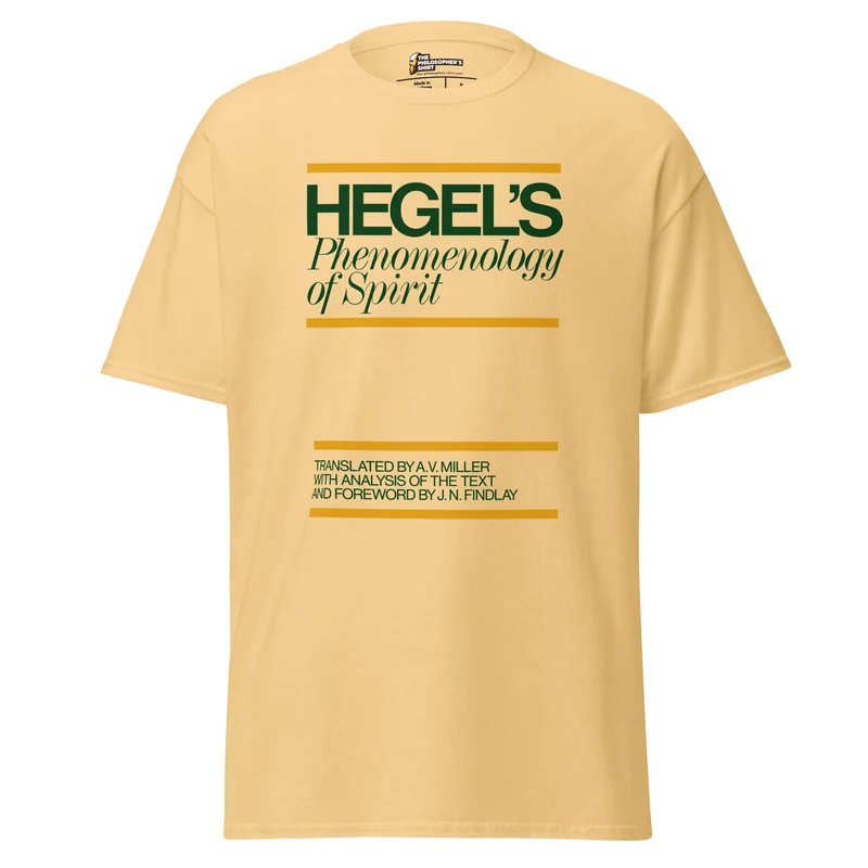 Hegel Book Cover - Unisex Classic T-Shirt