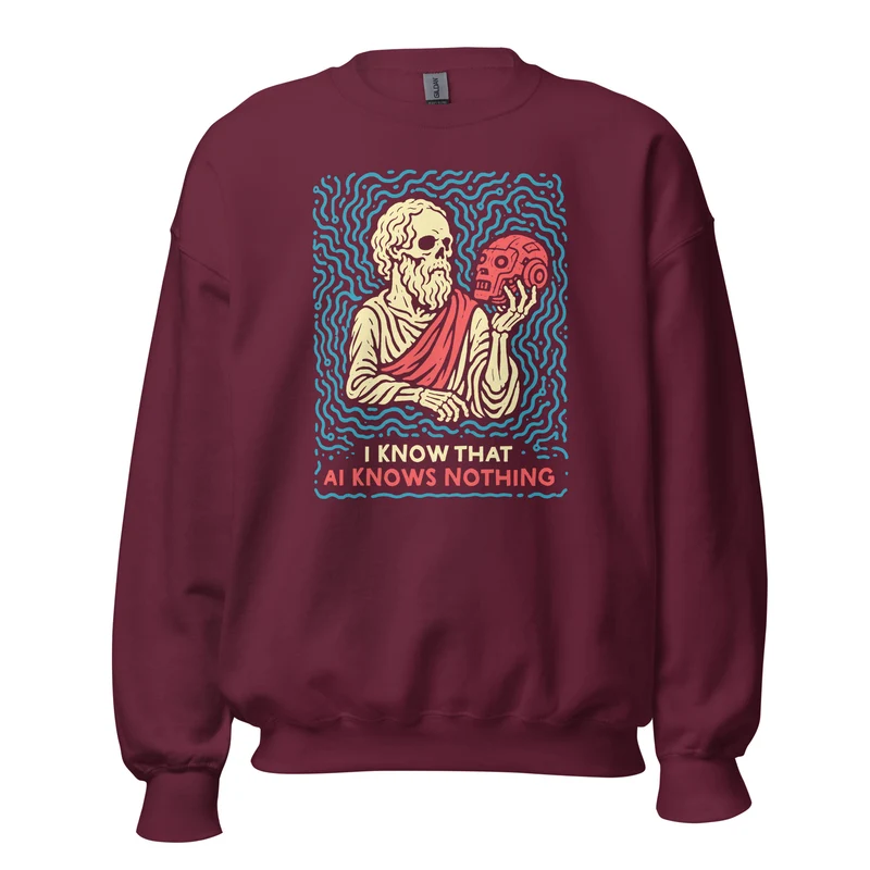 I know that AI knows nothing - Sweatshirt
