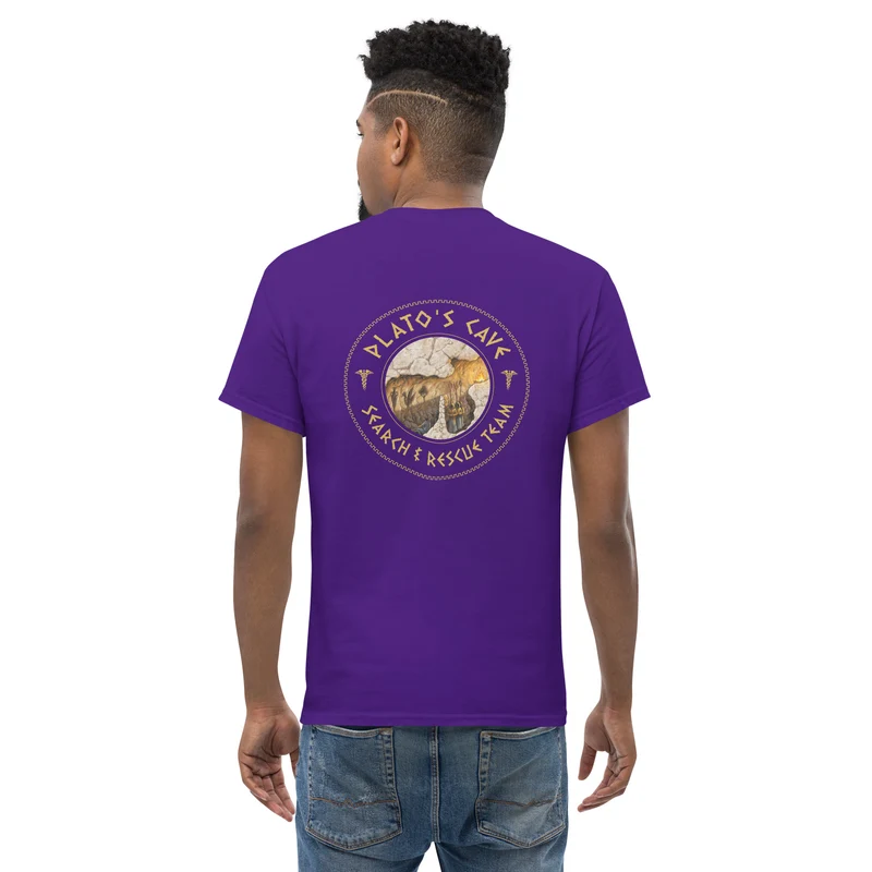 Plato's Cave: Search & Rescue Team - Meme Edition - Back Print - Unisex Classic T-Shirt