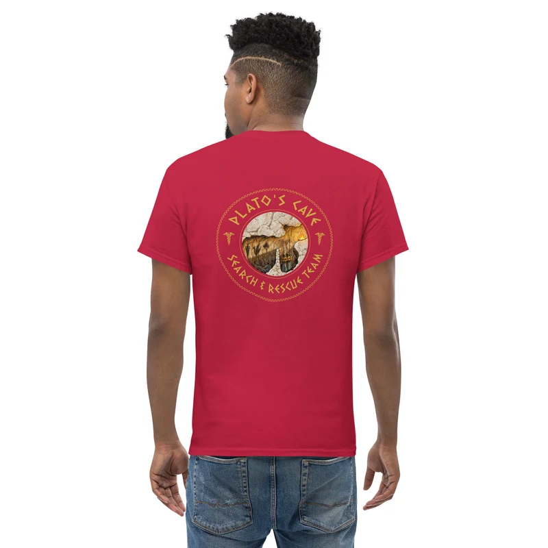 Plato's Cave: Search & Rescue Team - Meme Edition - Back Print - Unisex Classic T-Shirt