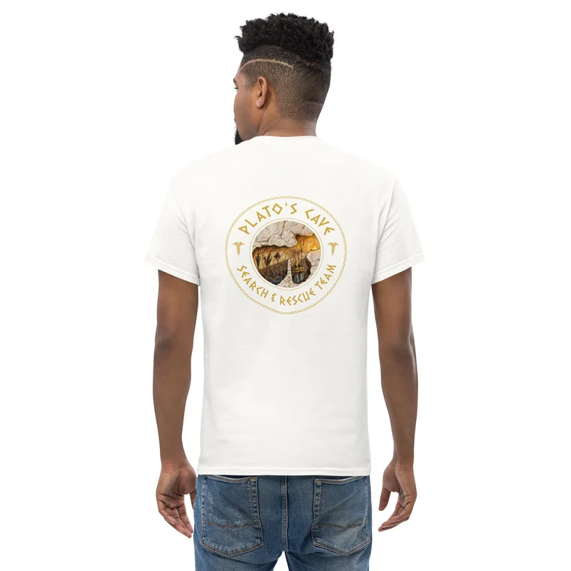Plato's Cave: Search & Rescue Team - Meme Edition - Back Print - Unisex Classic T-Shirt