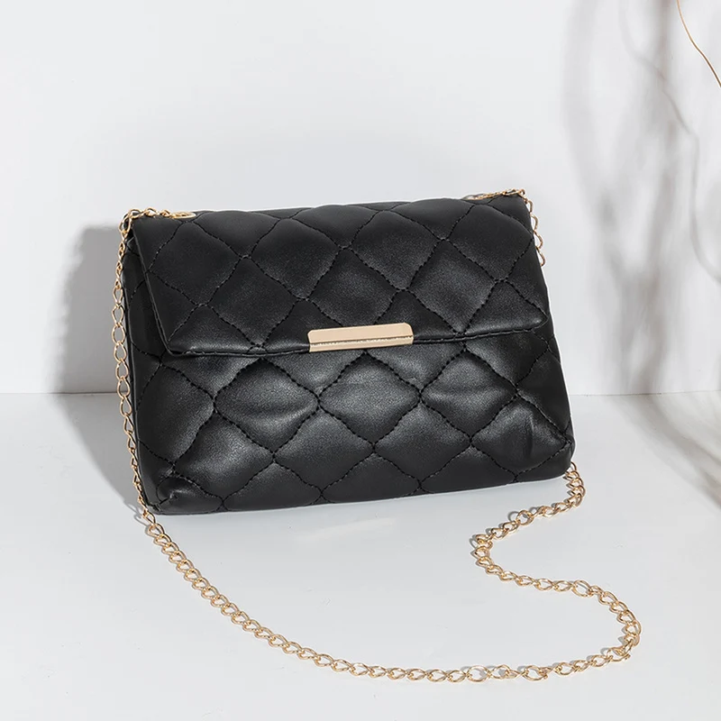 Quilted Chain Crossbody Bag