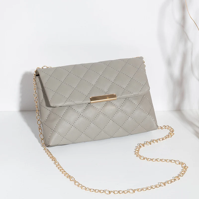 Quilted Chain Crossbody Bag