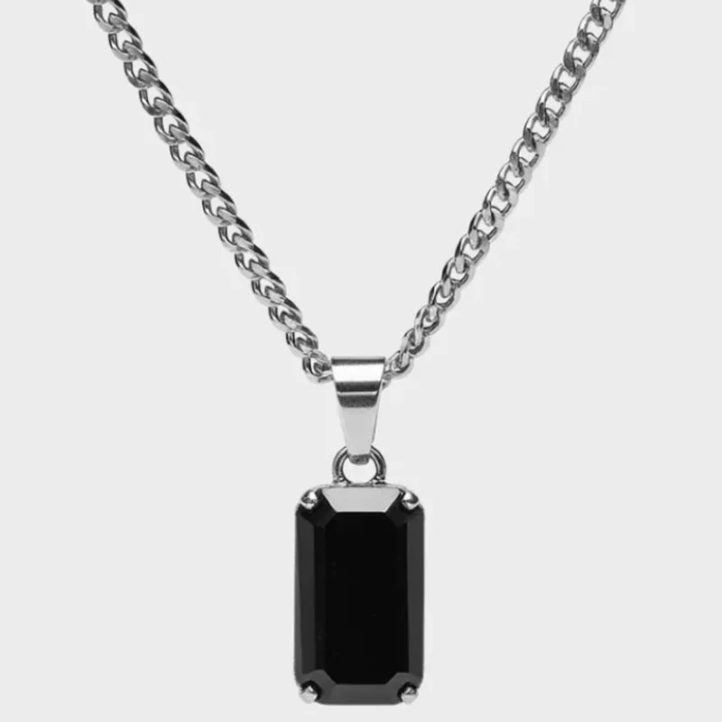Natural Stone Pendant Necklace