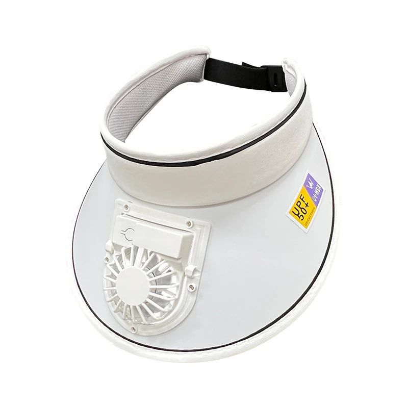 Rechargeable Sun Visor Fan Hat
