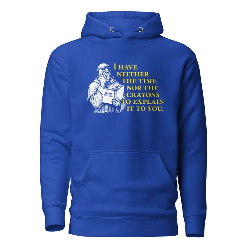 Thomas Aquinas Quote - Premium Hoodie