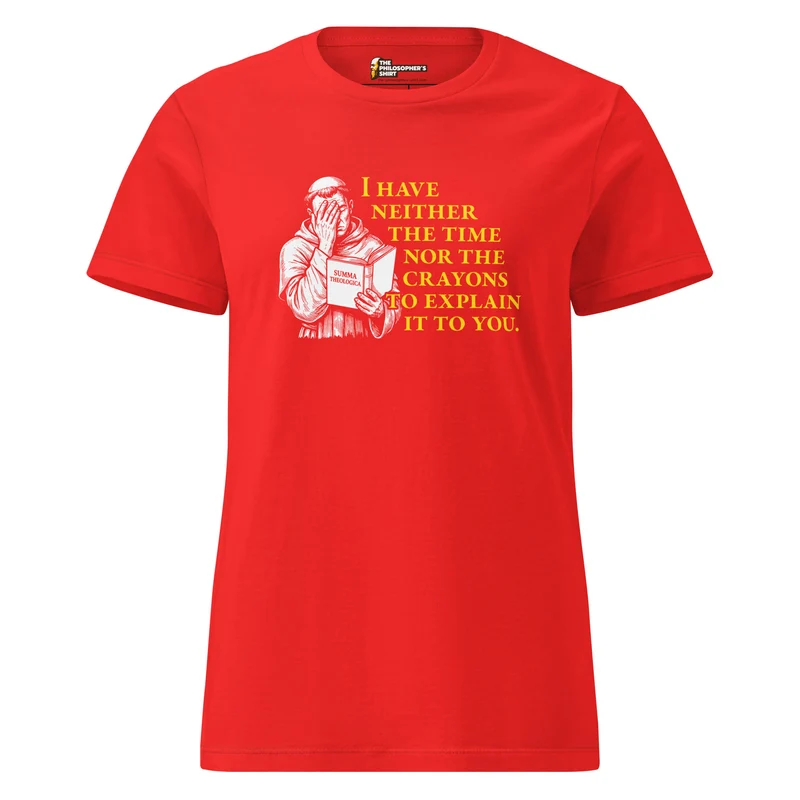 Thomas Aquinas Quote - Women’s T-shirt