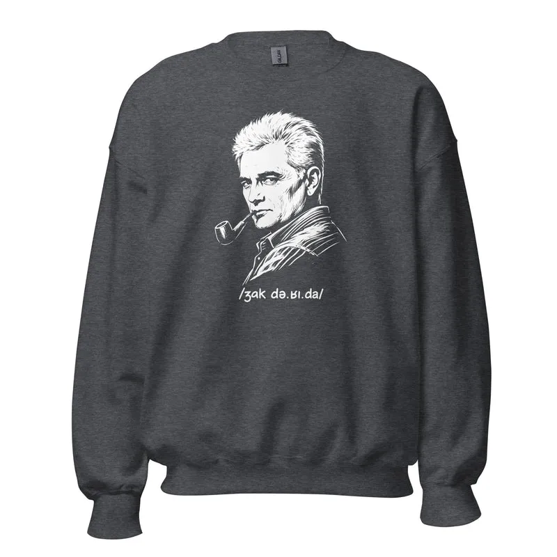 Jacques Derrida Portrait - Sweatshirt