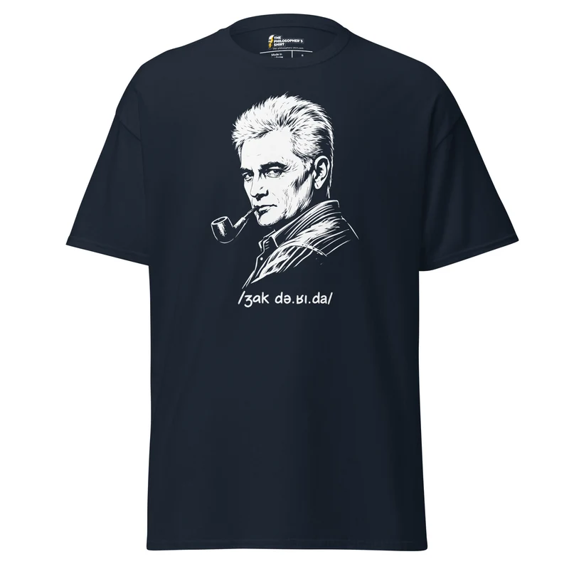 Jacques Derrida Portrait - Unisex Classic T-Shirt