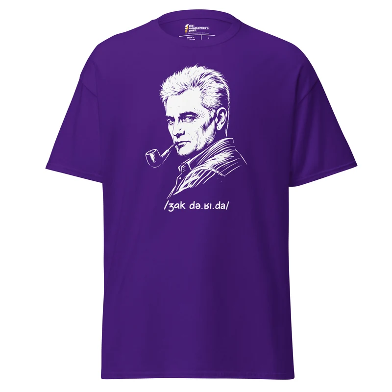Jacques Derrida Portrait - Unisex Classic T-Shirt
