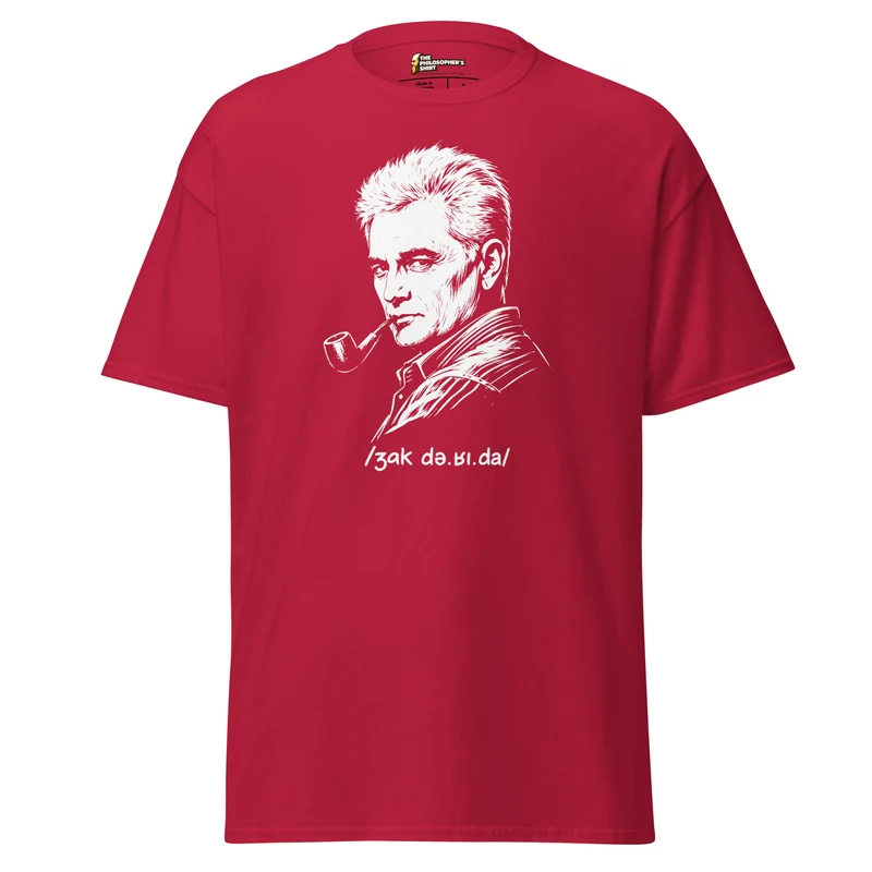Jacques Derrida Portrait - Unisex Classic T-Shirt
